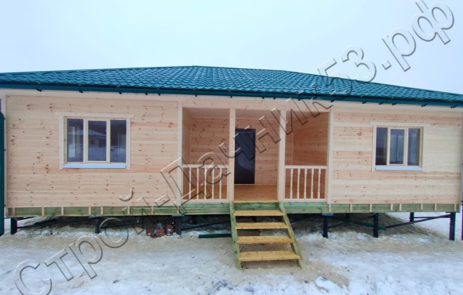 4 Каркасно-щитовой дом   Д-14, 12х8м, 96 М², Московская область, городской округ Истра, село Рождествено. (14)